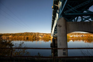 01 - GAP Trail - Steel Valley - Waterfront - by Heather Schor photography - Bike Trail - pump house to rankin bridge - Oct 2023-5R1A4637-2